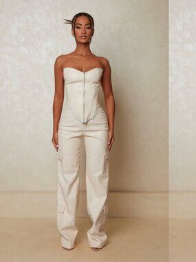 Mars the Label Leather Pocket Trousers